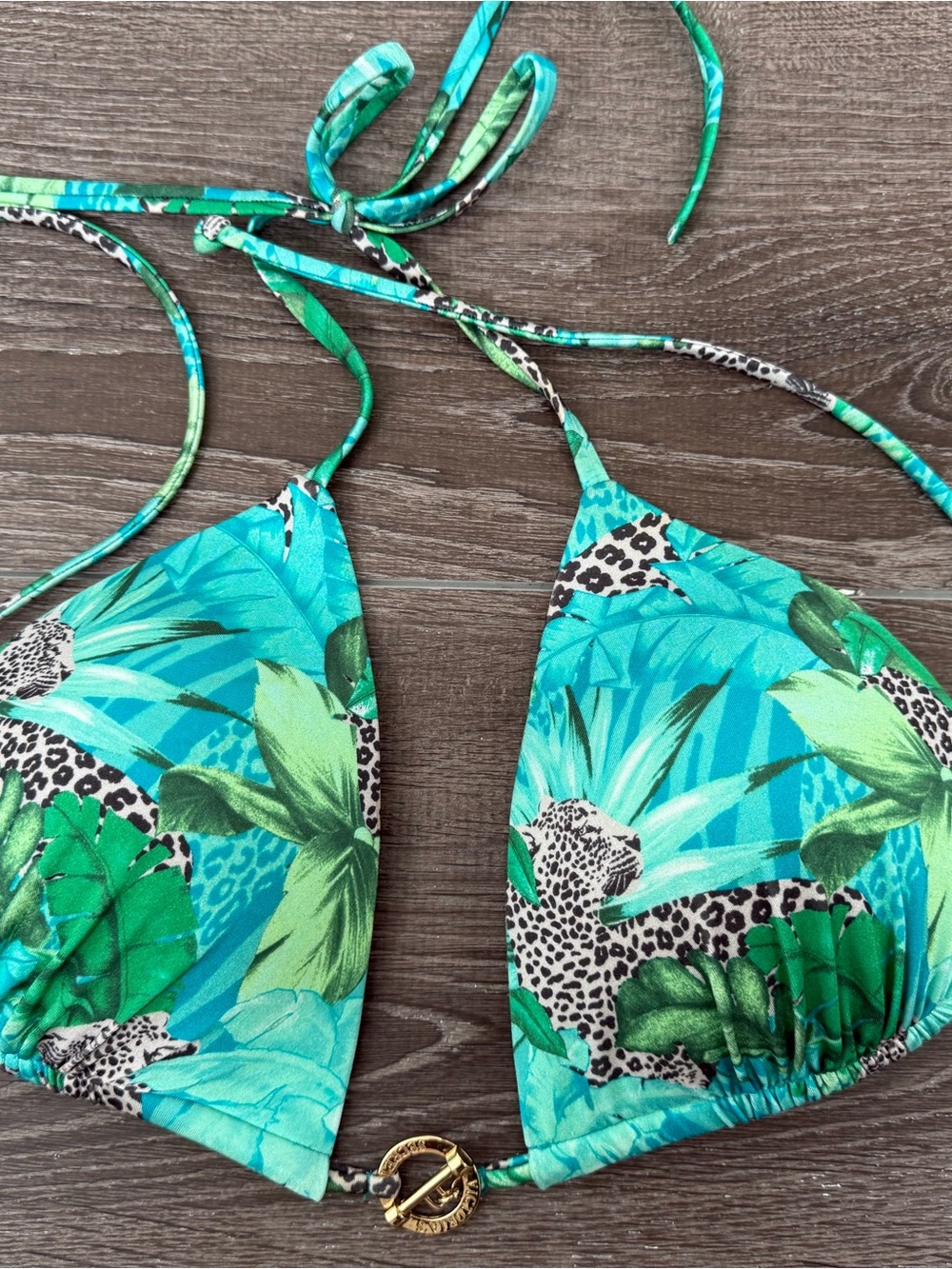 Victoria’s Secret Miraculous push up Tropical Bikini Top Size L
